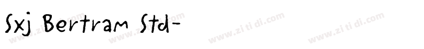 Sxj Bertram Std字体转换